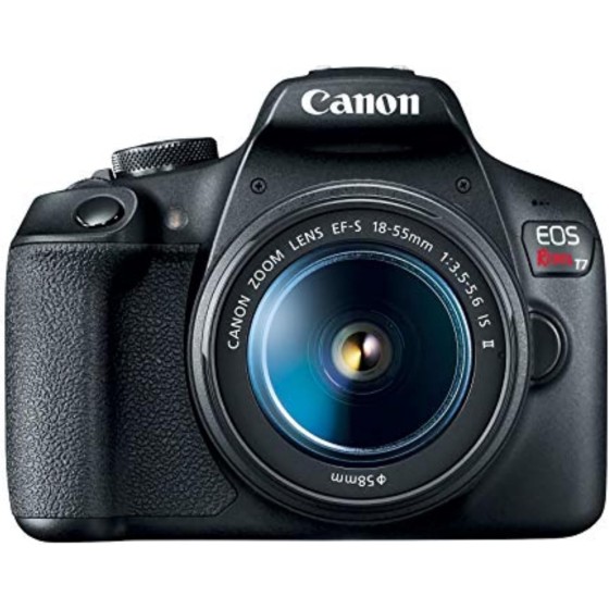 Canon EOS Rebel T7 單眼數位相機搭配 18-55mm 鏡頭｜內建 Wi-Fi｜2410 萬畫素 CMOS 感光元件｜DIGIC 4+ 影像處理器與 Full HD 影片